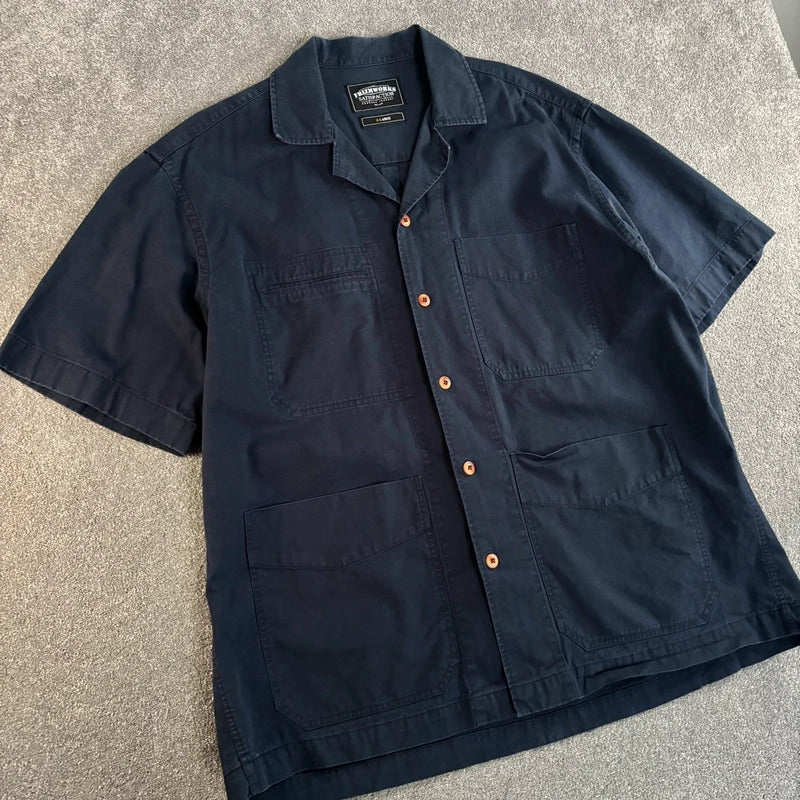 Frizmworks French SS Work Shirt Navy XL