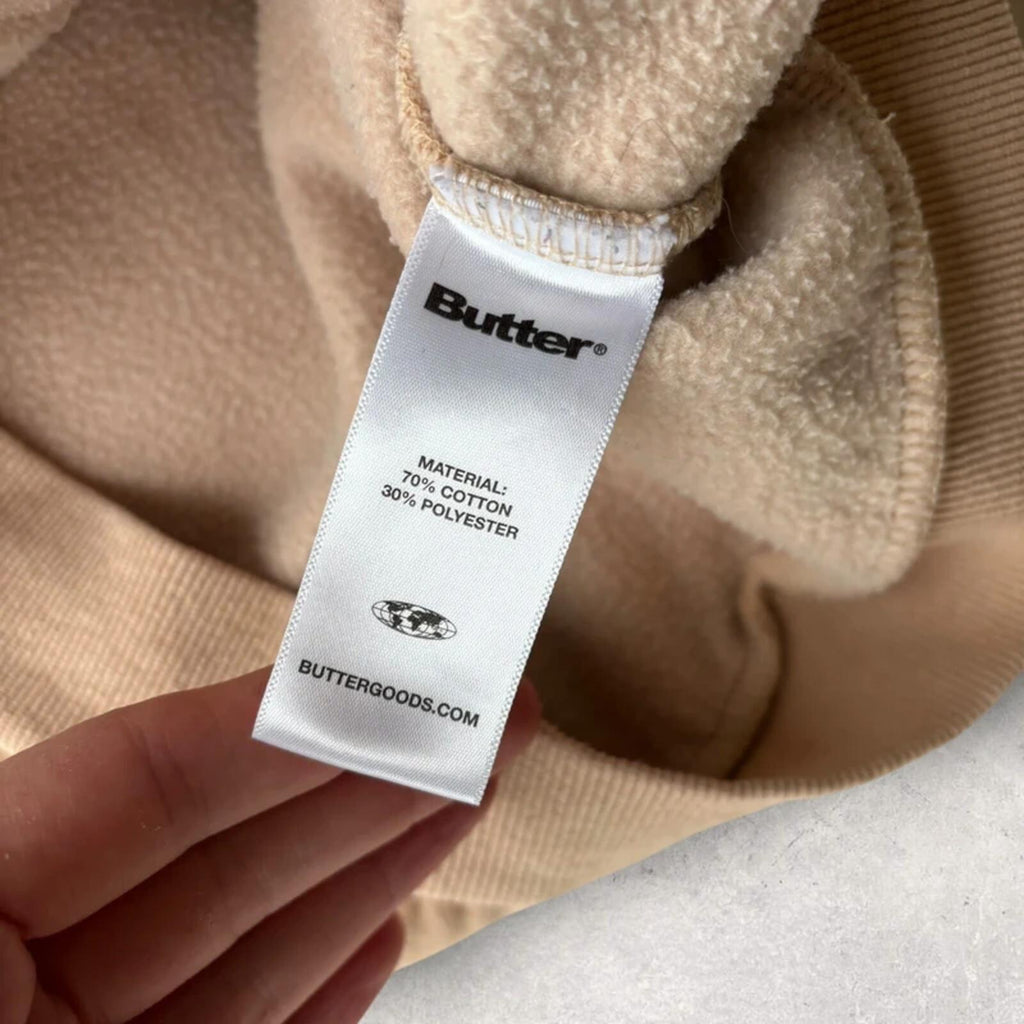 Butter Goods Graphic Pullover Hoodie Beige L