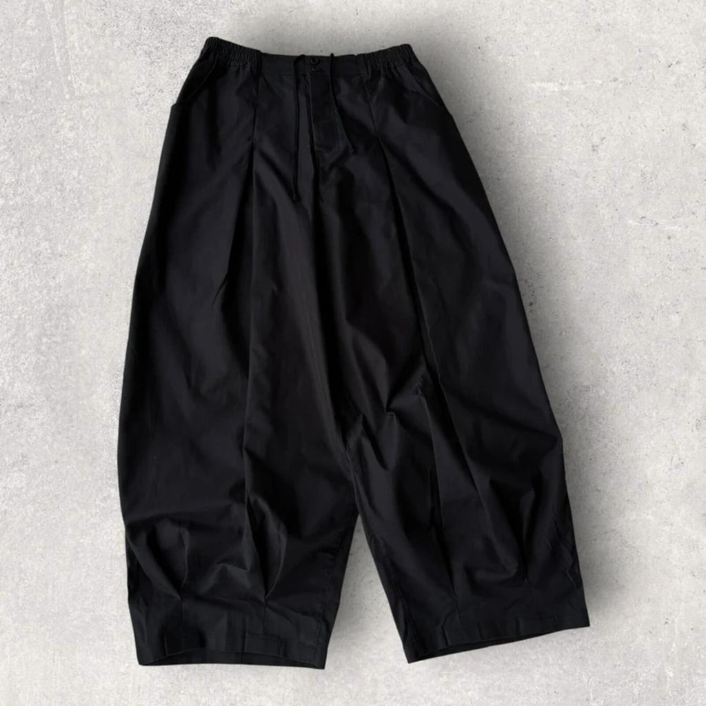 Anglan Pleated Wide Balloon Pant Black L
