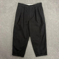 Uniform Bridge Pleated Wide Tapered Pant Black L