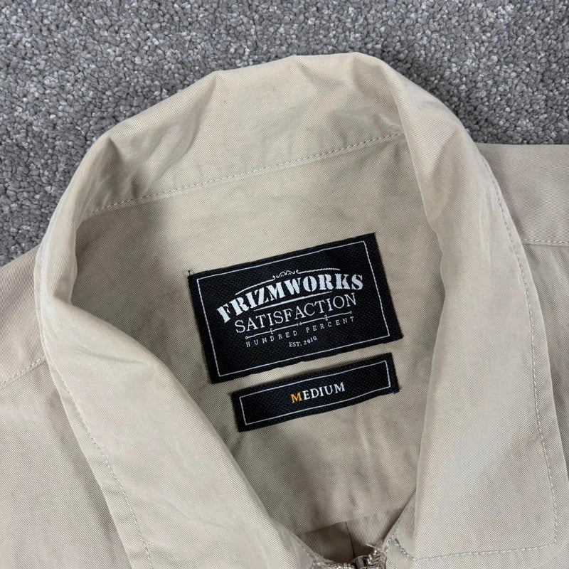 Frizmworks Full Zip Overshirt Beige M