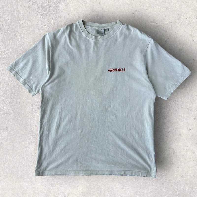 Gramicci Carabiner Graphic T Shirt Beige L