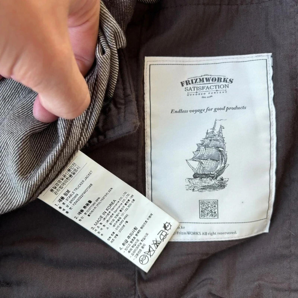 Frizmworks Stable Trucker Jacket Brown XL