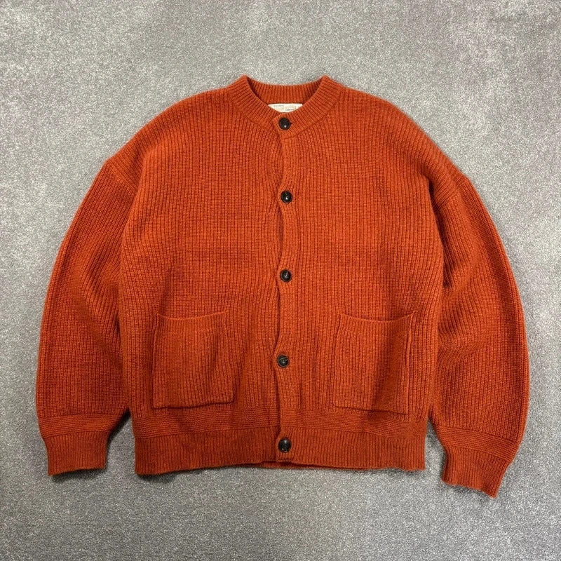 Frizmworks Heavy Wool Cardigan Brick XL