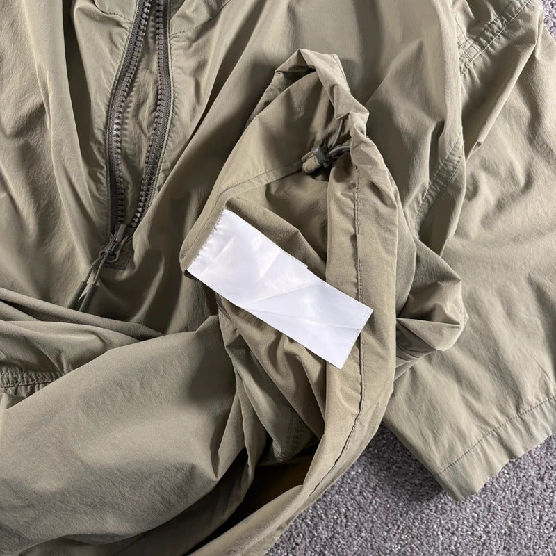 Snow Peak Hooded Tech Half Anorak Sage S