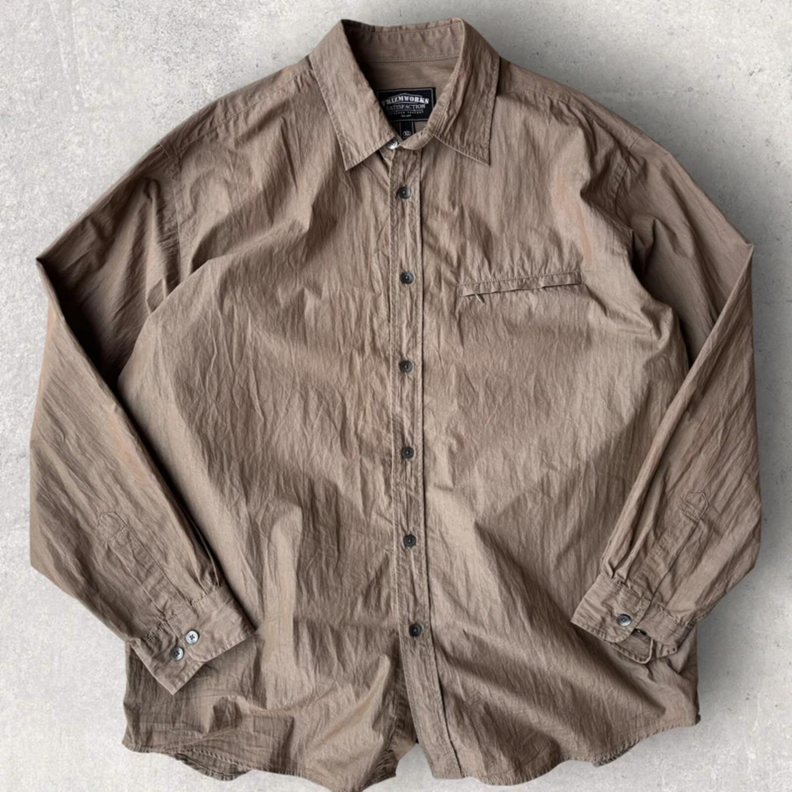 Frizmworks Nylon Double Vent Shirt Brown XL