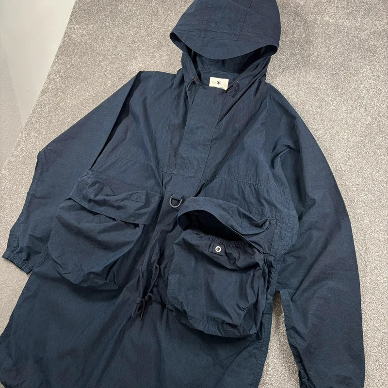 Snow Peak Indigo Long C/N Parka Indigo M