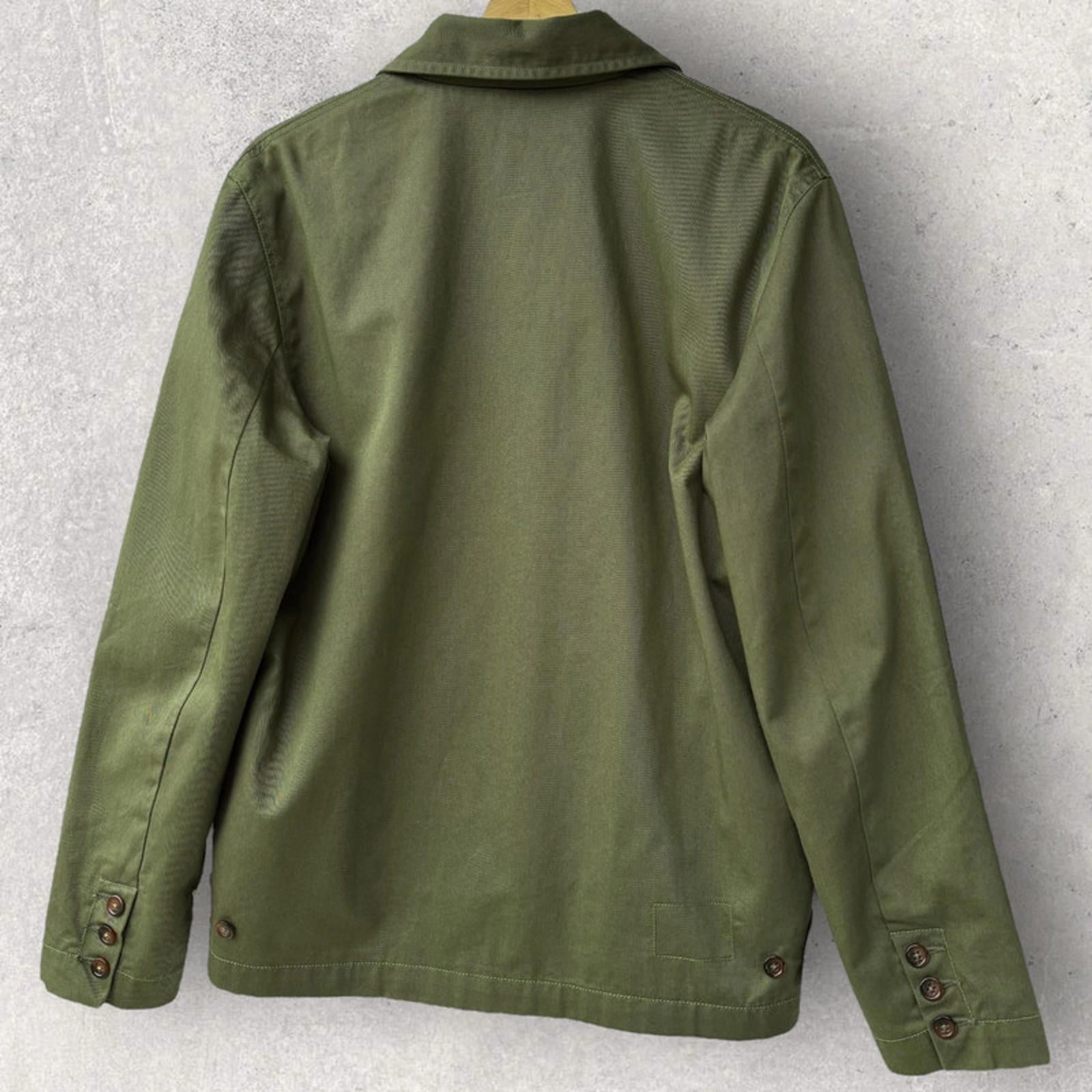 Universal Works Cotton Bakers Utility Jacket Olive Size M