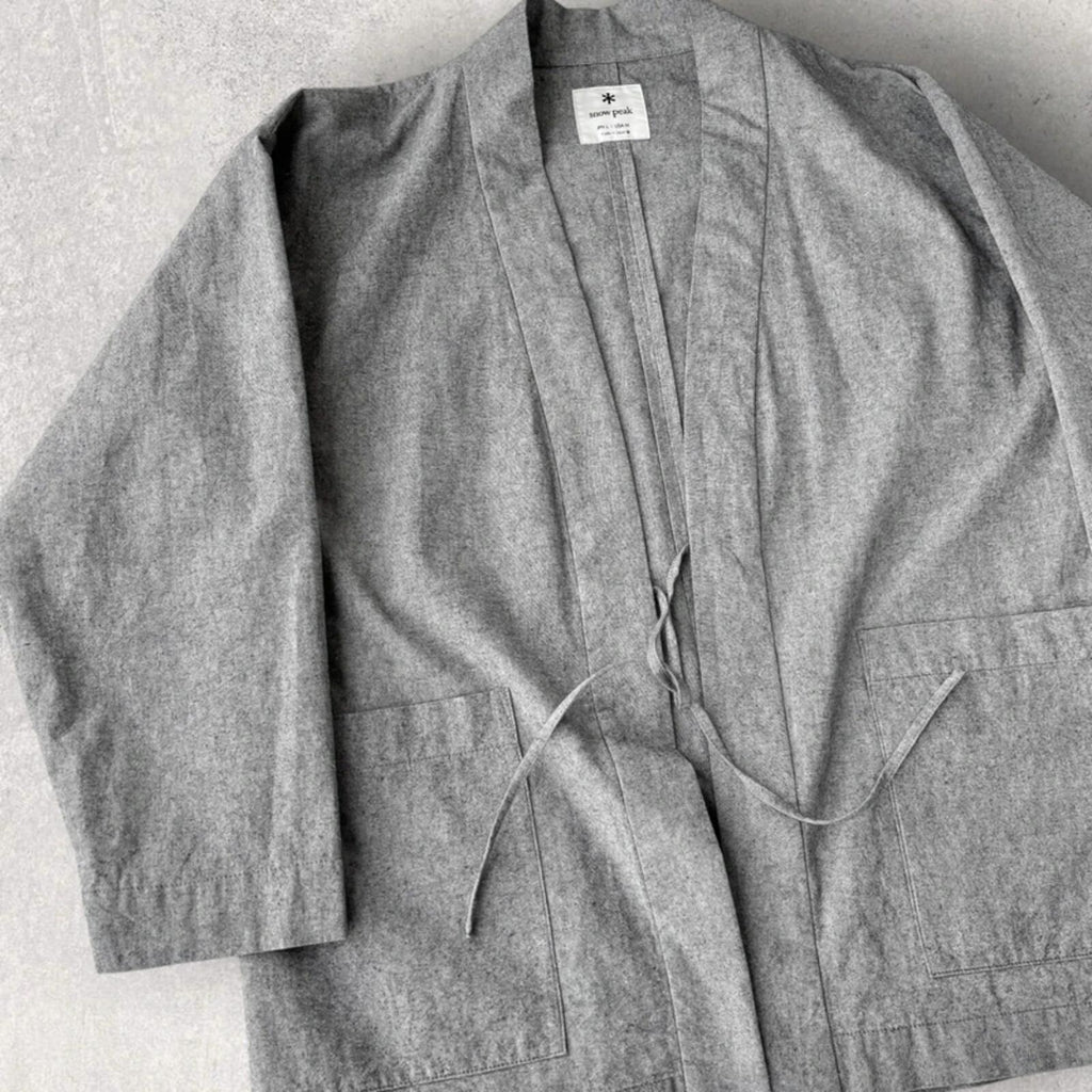 Snow Peak Noragi Kimono Jacket Grey M