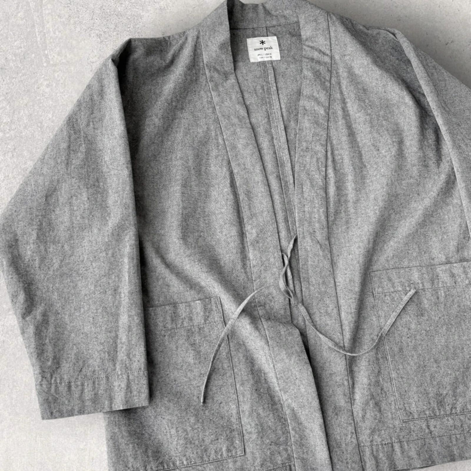 Snow Peak Noragi Kimono Jacket Grey M
