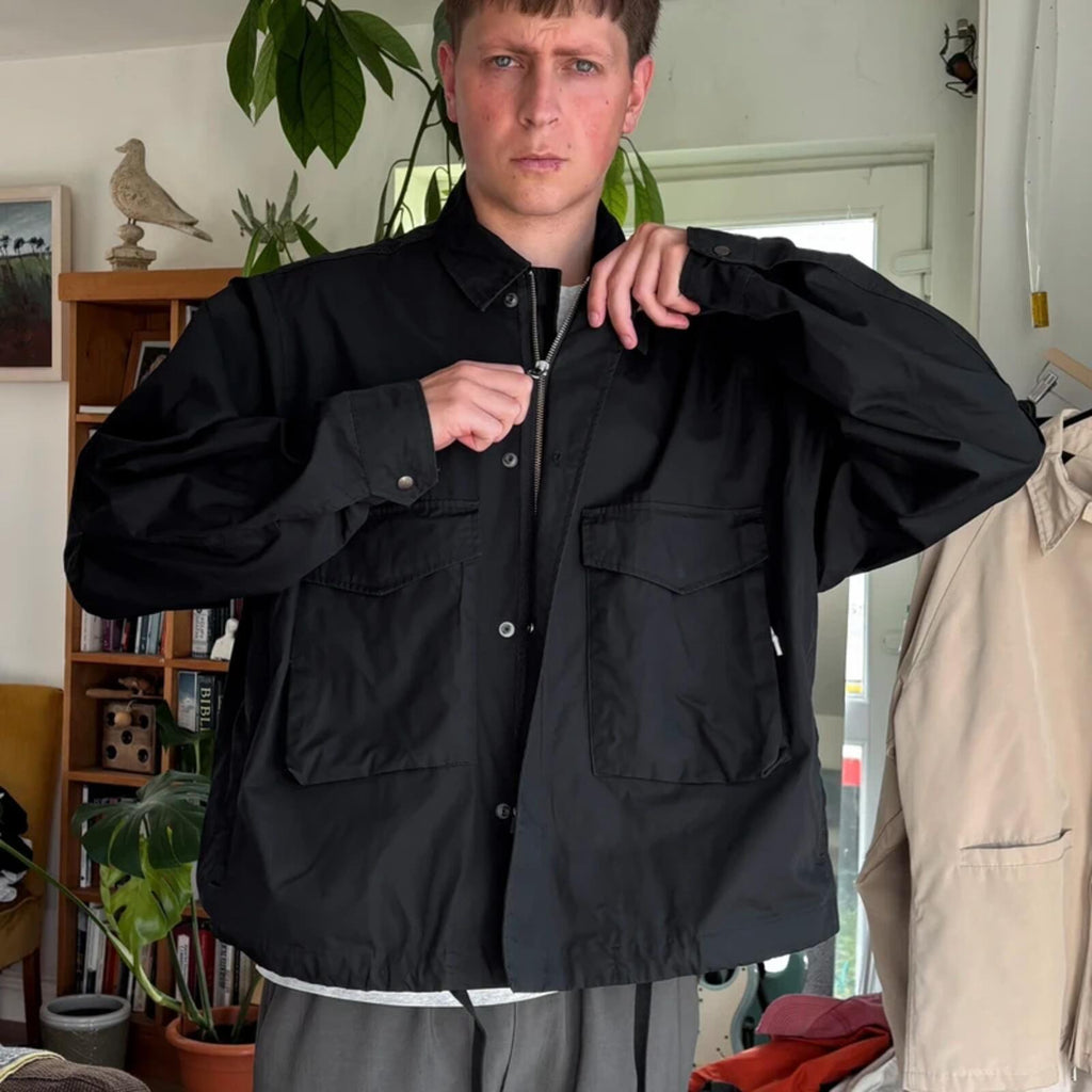 Uniform Bridge Cropped Field Jacket Black L
