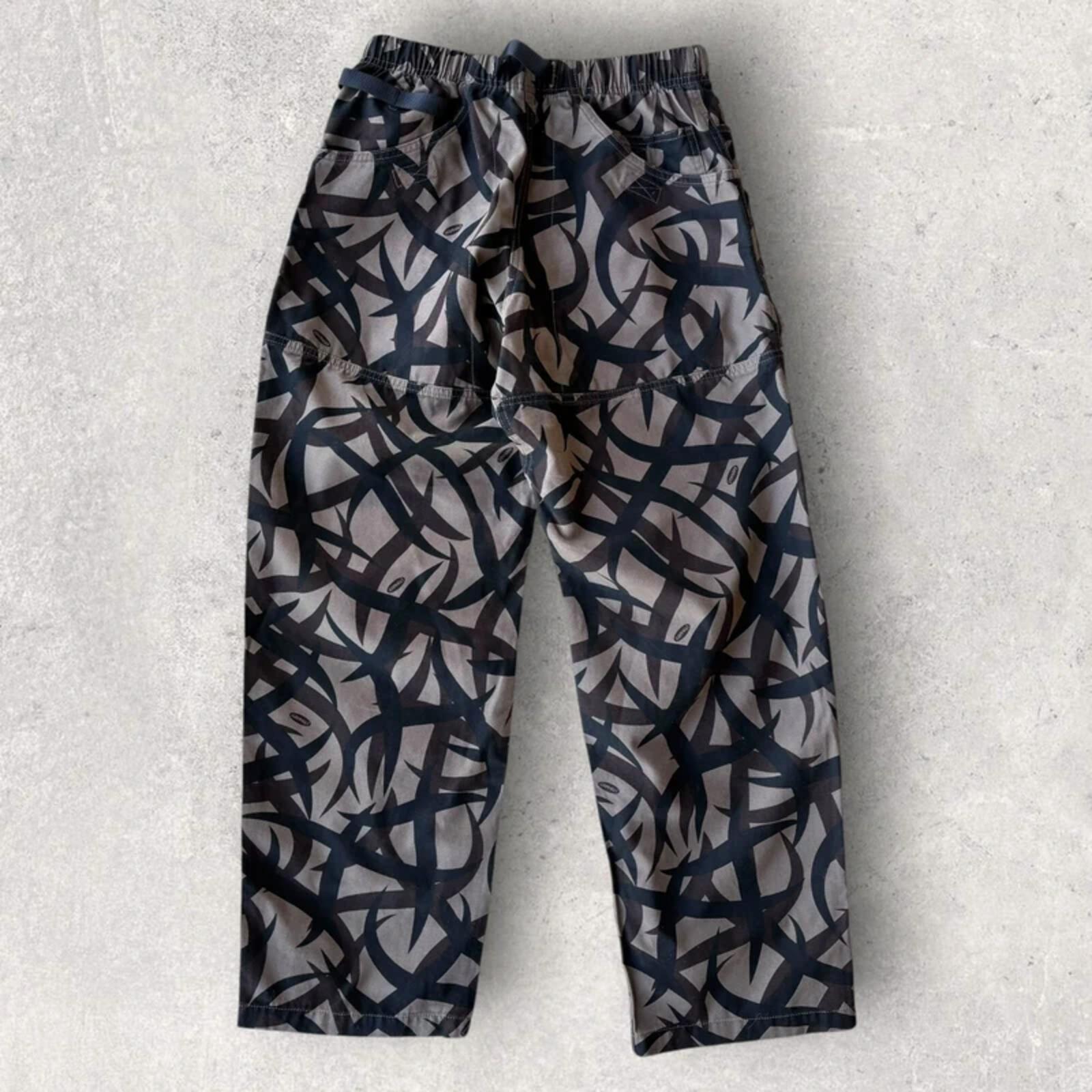 Gramicci Tribal Terra Canvas EQT Pant Brown / Black M Gorpcore BNWT