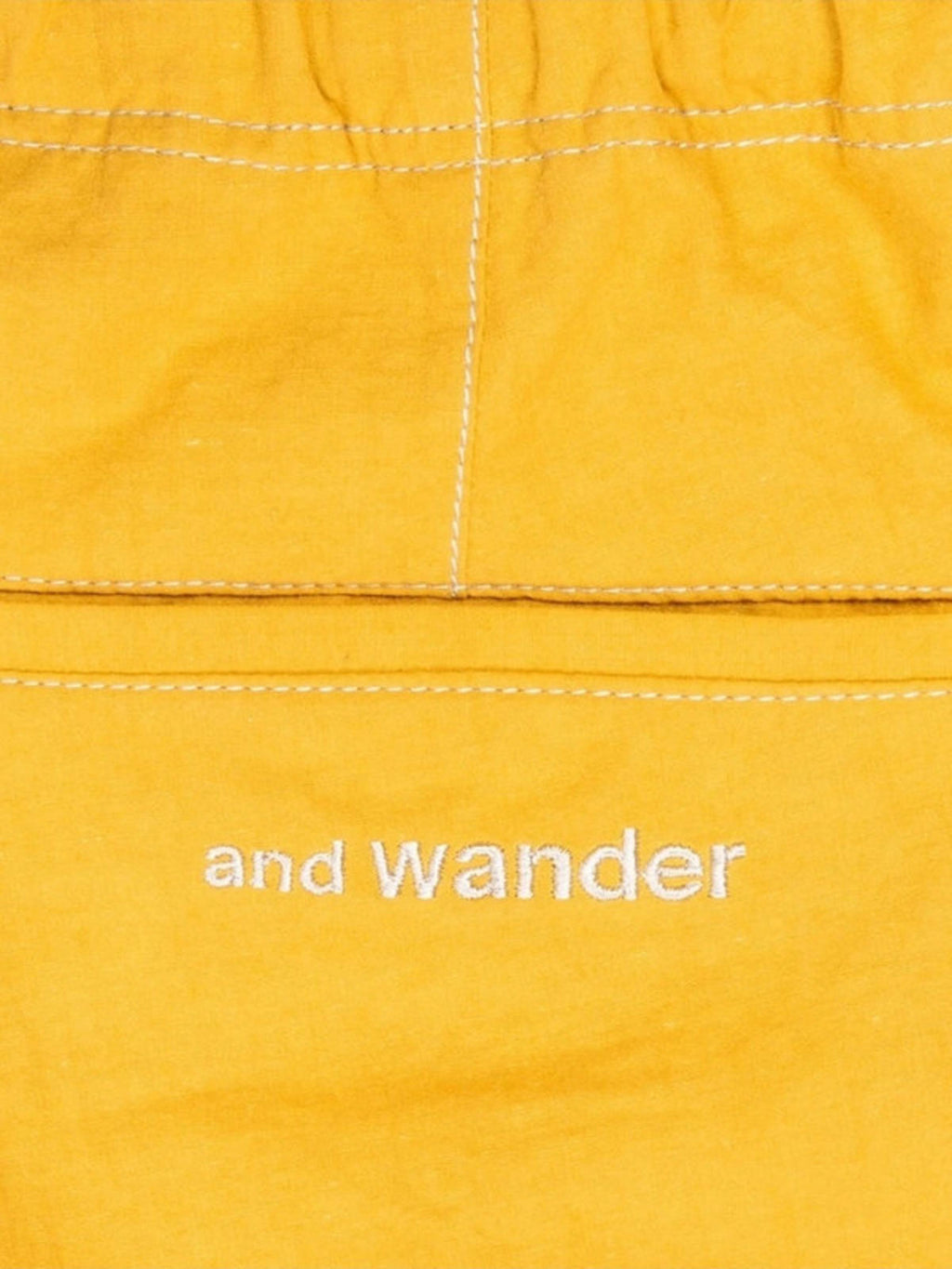 And Wander Linen Trousers | Yellow | Size XL