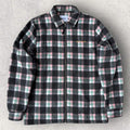Butter Goods Flannel Plaid Zip Shirt Jacket – Grey – M