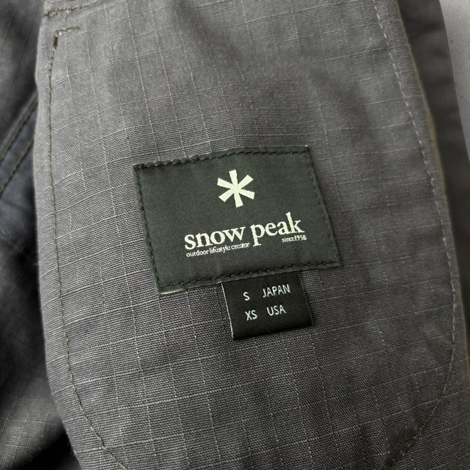 Snow Peak Takibi 2-Way Camping Jacket Grey S Japan Utility Gear