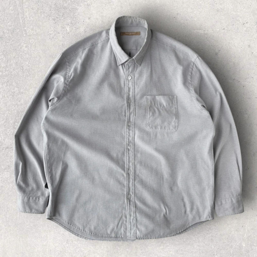 Frizmworks Oversized Oxford Shirt Grey XL