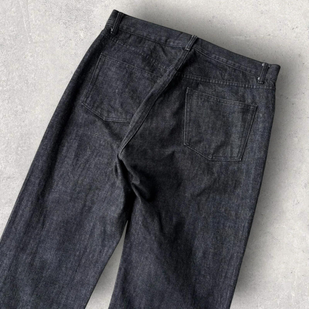 Uniform Bridge Straight Denim Jean Black W32