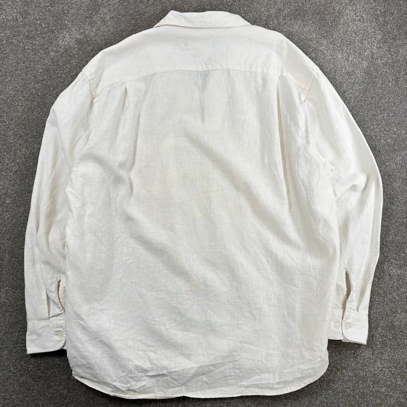 Frizmworks Linen Pullover Shirt Oatmeal XL