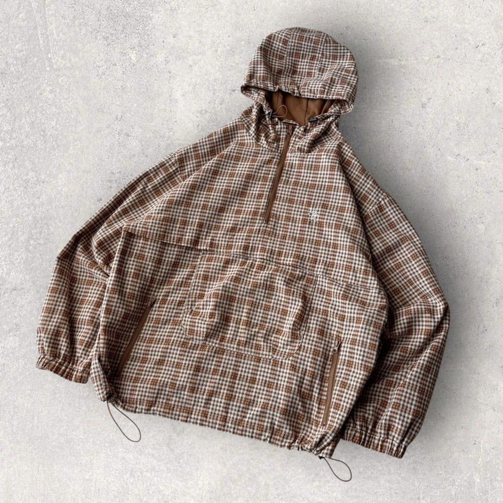 Ayker Natural Check Anorak Jacket Beige L