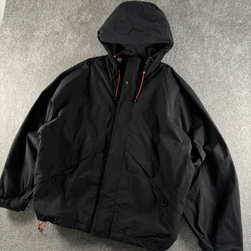 Uniform Bridge Technical Windbreaker Black M