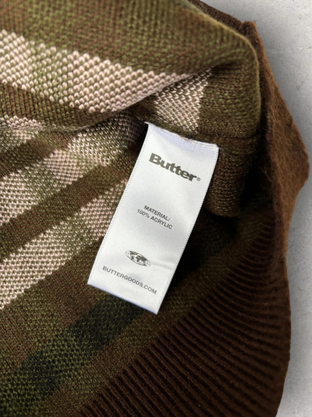 BNWT Butter Goods Weave Knitted Vest Chestnut XL