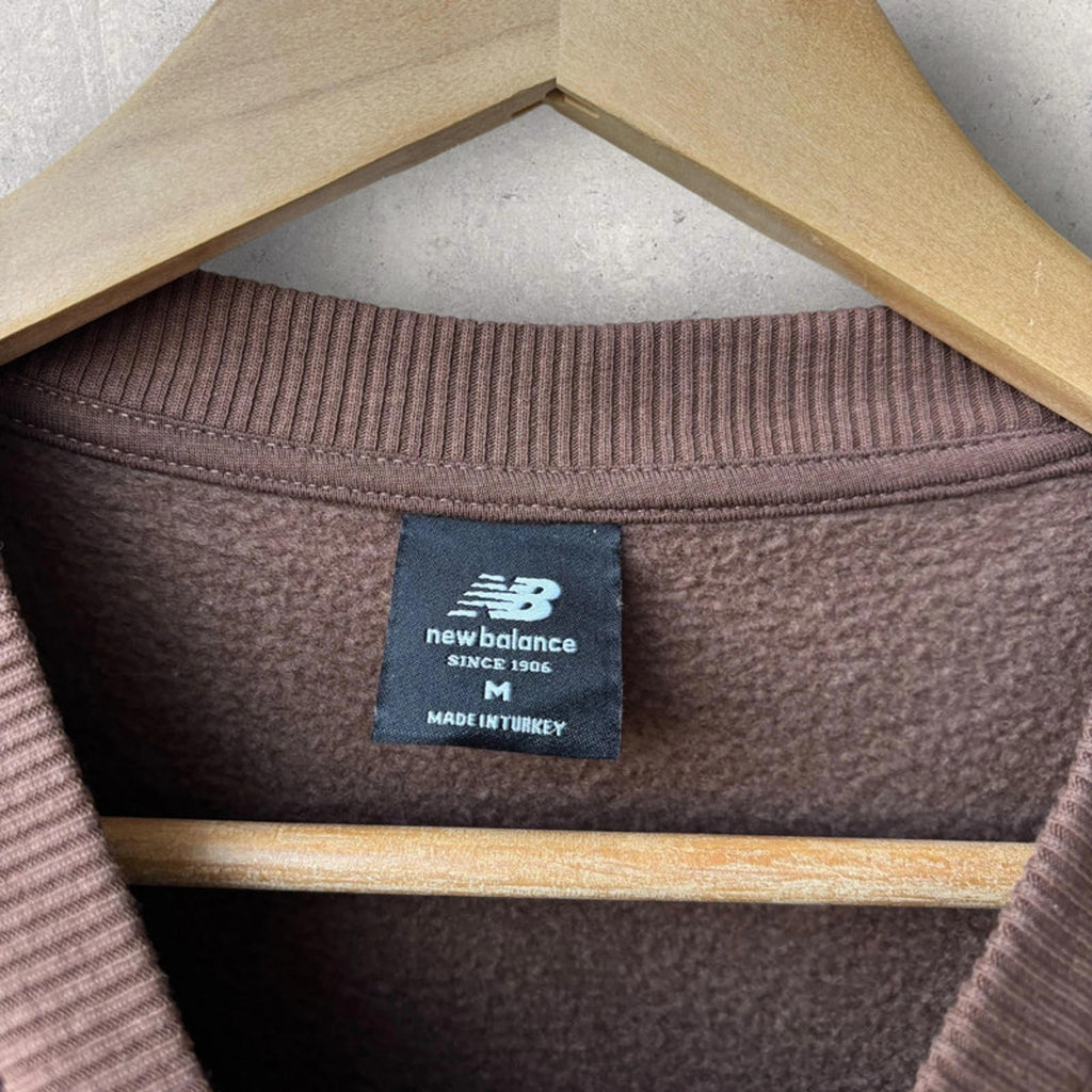 New Balance Centre Balance Sweatshirt Brown Size M