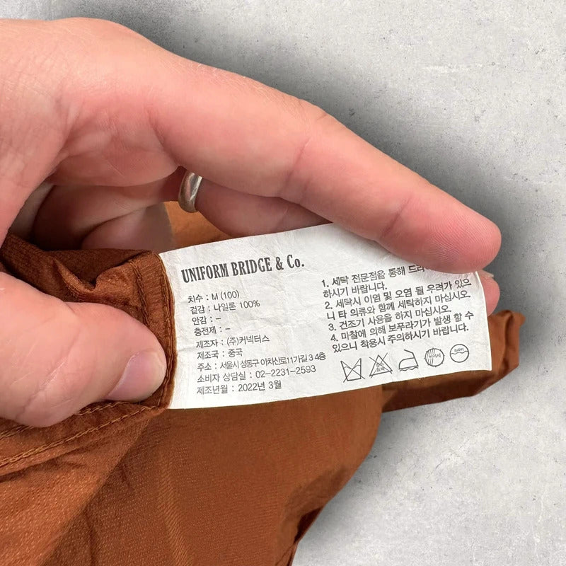 Uniform Bridge Bermuda Utility Shirt Rust M
