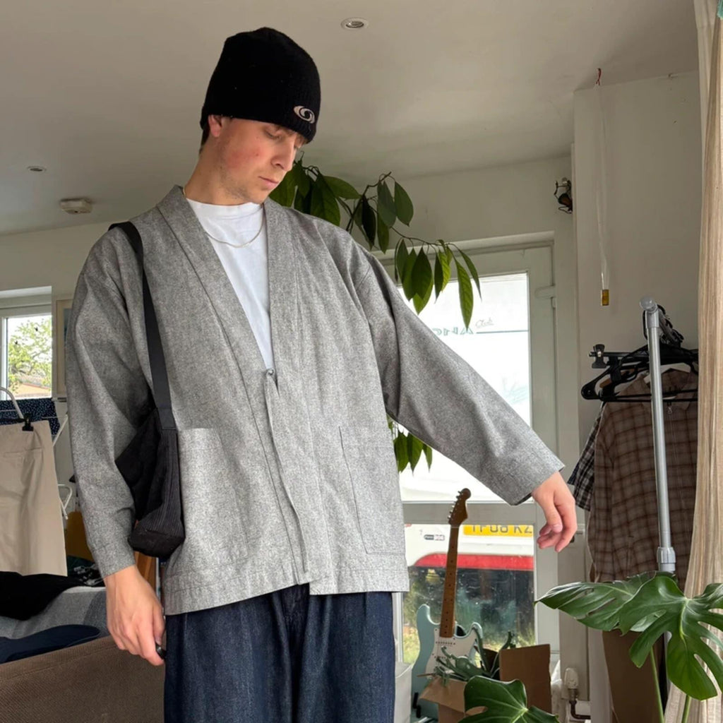 Snow Peak Noragi Kimono Jacket Grey M