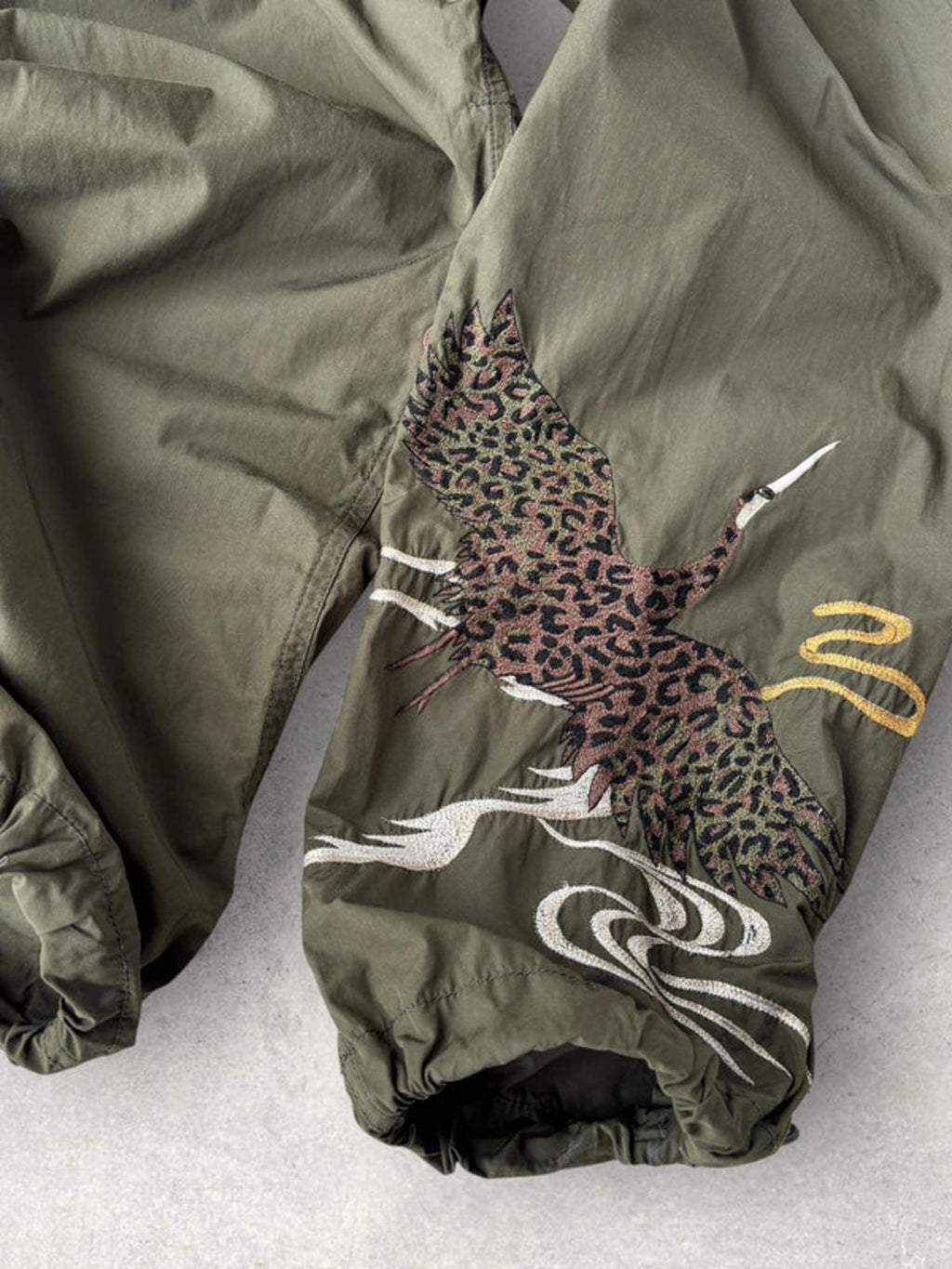 Maharishi MFG Embroidered Technical Riverine Pants Khaki Size M