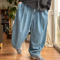 Anglan Ultra Baggy Wide Jean Light Blue L