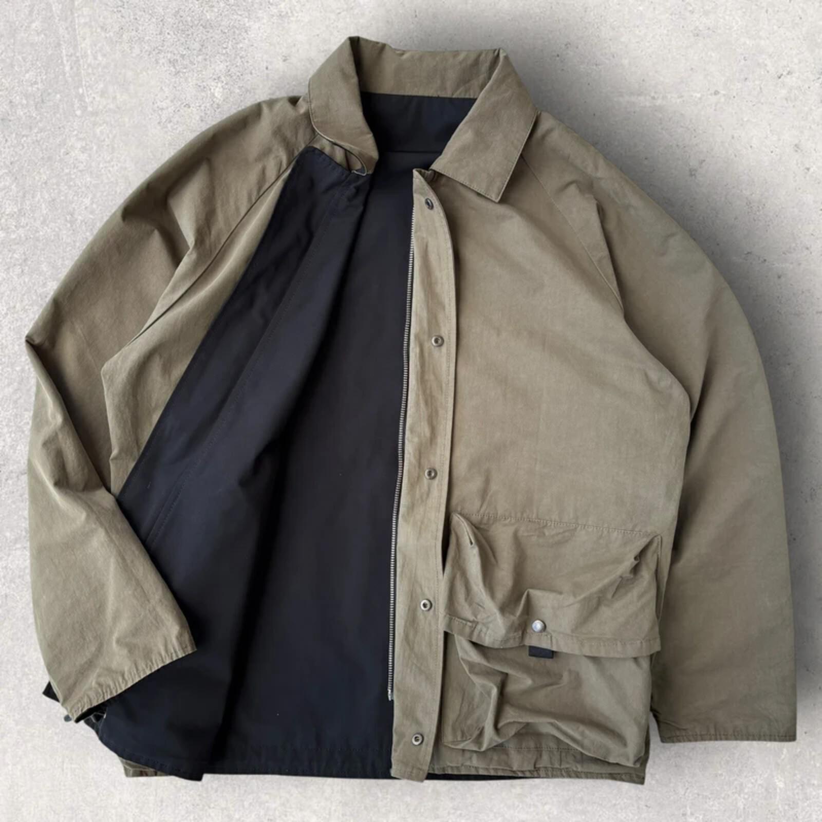 Uniform Bridge Reversible Field Jacket Khaki Black M