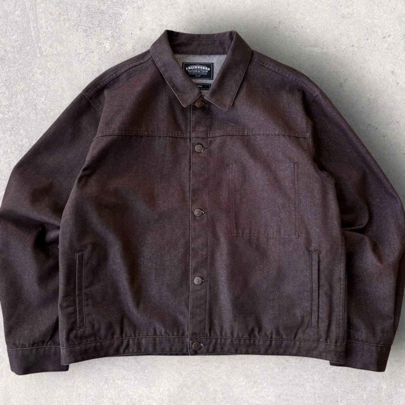 Frizmworks Stable Trucker Jacket Brown XL