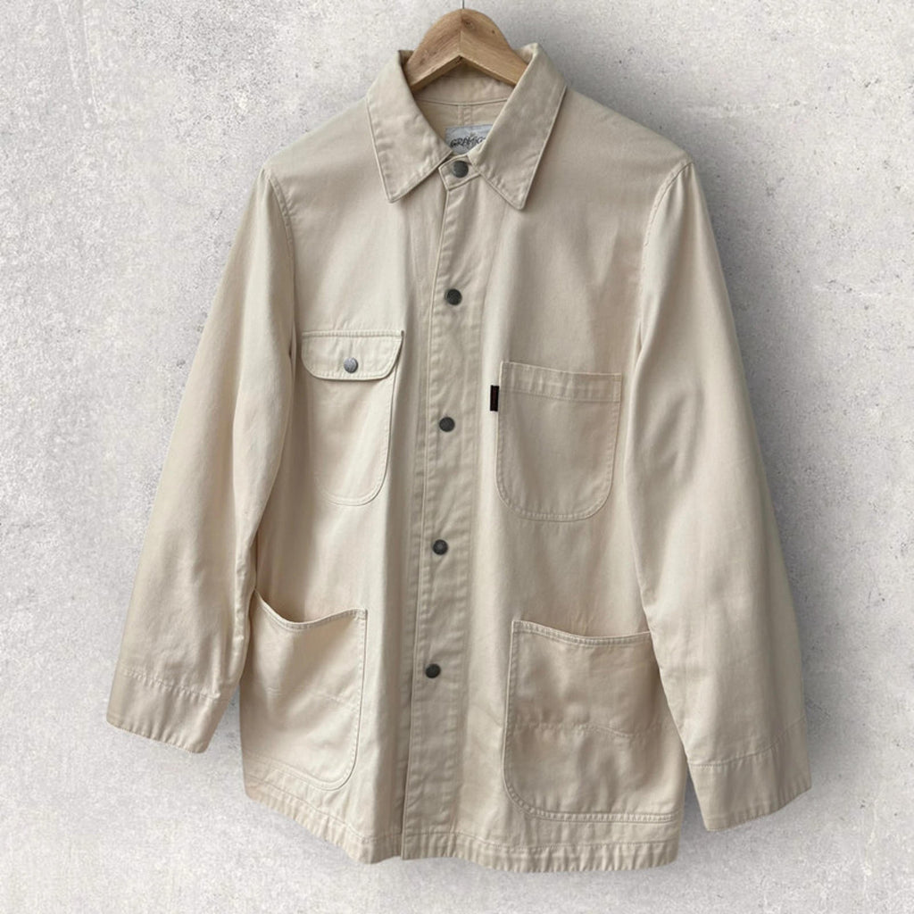 Gramicci Utility Overshirt Off White S - Japan import