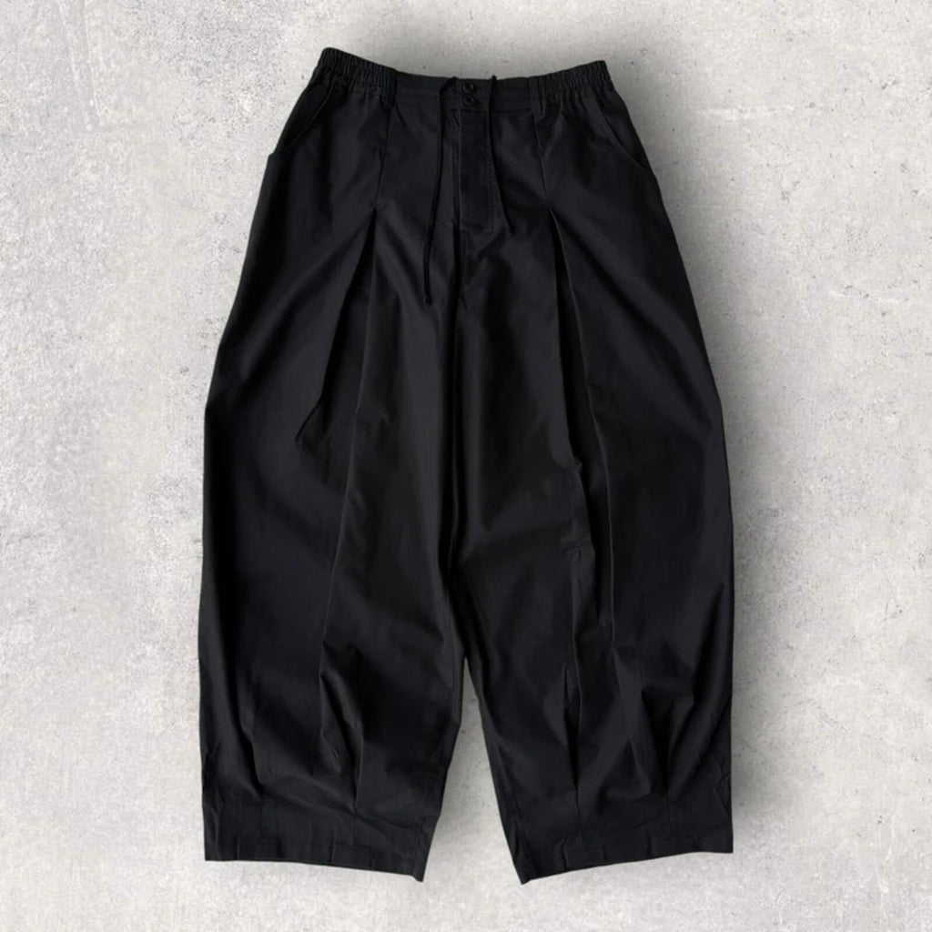 Anglan Pleated Wide Balloon Pant Black L