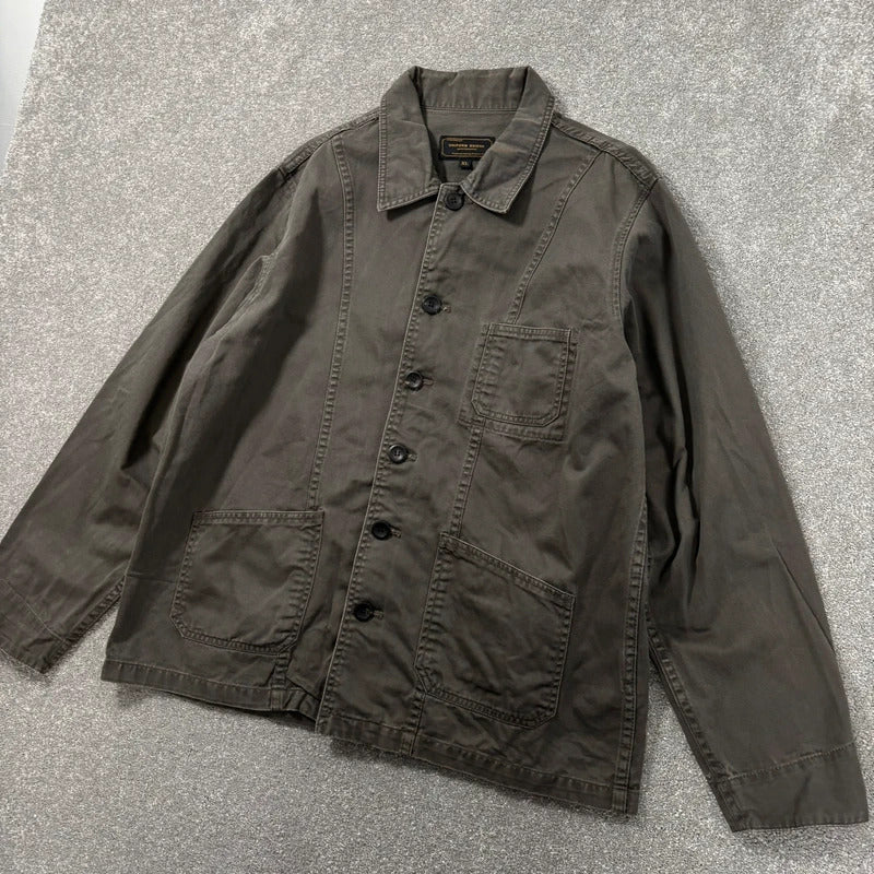 Uniform Bridge Cotton Chore Shirt Grey L