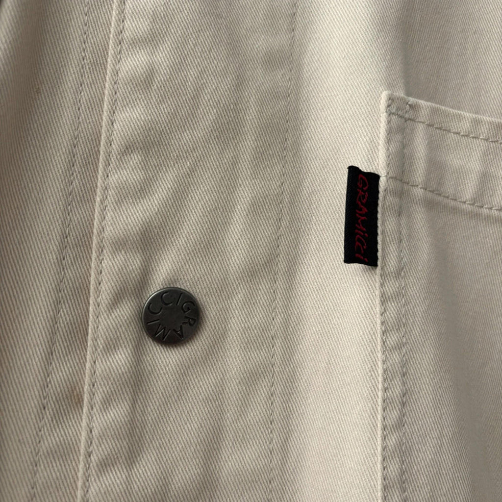Gramicci Utility Overshirt Off White S - Japan import
