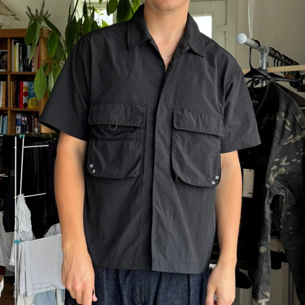 Uniform Bridge Utility Pocket SS Shirt Black M