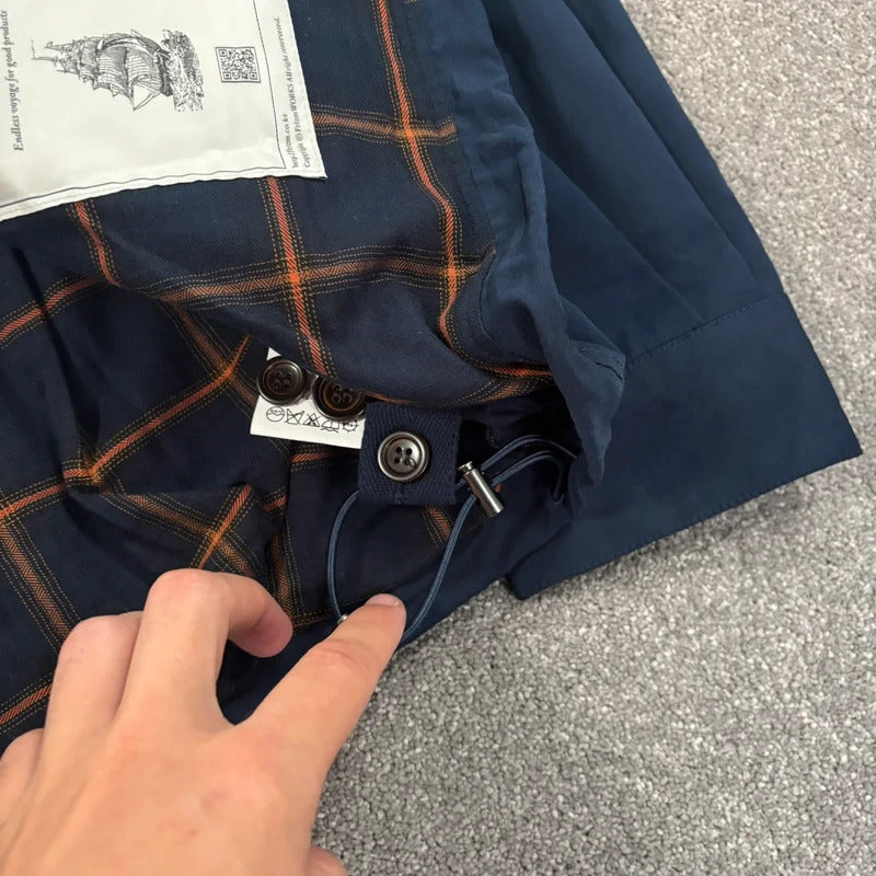 Frizmworks Buddy Cropped Harrington Navy L