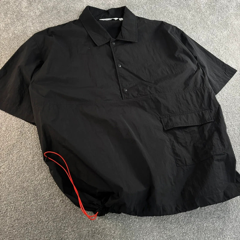 Uniform Bridge Nylon Pullover T Shirt Black L